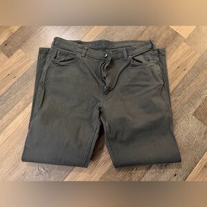 Duluth Trading Flex Fire Hose Pants Gunmetal Relaxed Fit 40x34